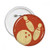 Bowling Sport Illustration Red Pattern Round Pins Badge Button Emblem Accessory Decoration 5pcs