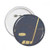 Golf Sport Illustration Blue Pattern Round Pins Badge Button Emblem Accessory Decoration 5pcs