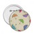 Umbrella Cloud Rain Drip Sun Round Pins Badge Button Emblem Accessory Decoration 5pcs