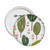 Tree Abstract Plants Art Pattern Round Pins Badge Button Emblem Accessory Decoration 5pcs