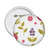 Illustration Flower Plant Paint Pins Badge Button Emblem Accessory Decoration 5pcs