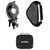 Godox 24x24inch/ 60x60cm Portable Rectangular Softbox Reflector Bowens Mount with Softbox Bag +S Type Flash Bracket for Studio Strobe Photo Flash Speedlight