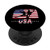 American Flag double ice figure skating USA Patriotic Team PopSockets Swappable PopGrip