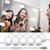 Vanity Lights for Mirror,Mirror Lights Hollywood Style Bathroom Vanity Light 5 Adjustable Brightness Makeup Light with 10 LED Vanity Light Bulbs USB Power -No Mirror Included-