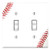 Graphics Wallplates - Baseball - Dual Toggle Wall Plate Cover