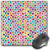 Mouse Pad Gaming Functional Abstract Thick Waterproof Desktop Mouse Mat Trippy Crossed Linked Geometric Puzzle Style Figures Ornamental Background Pattern Decorative,Multicolor Non-slip Rubber Base