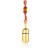 INRENG Stainless Steel Om Mani Padme Hum Buddhist Mantra Prayer Wheel Meditation Pendant Keepsakes Cremation Urn Necklace, Gold