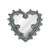 Alchemy Gothic Heart Compact Mirror 8cm