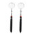 Scicalife 2pcs Telescoping Inspection Mirror Round Flexible Inspection Mirror 360 Swivel for Extra Viewing