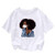 Dosoop Cute Graphic Tees for Women Summer Casual Novelty Face Guard Print Crewneck Short Sleeves T-Shirt Tops Blouse