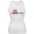 Old Glory I Hate You White Juniors Soft Tank Top - Small