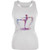 Old Glory Galaxy Ballarina Dancer White Juniors Soft Tank Top - Small
