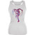 Old Glory Galaxy Jazz Dancer White Juniors Soft Tank Top - Small