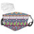 Personality mask Windproof Breathable Mouth Cover,Ethnic Traditional Aztec Pattern Geometric Figures and Arrows Art,Adjustable Face Masks Sport Reusable Miracle mask