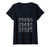 Womens Algebra Dance Funny Graph Figures Math Equation V-Neck T-Shirt