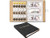 150 Pockets Coin Collecting Holder Album, 240 Pockets Paper Money Penny Currency Collection Holder, Leather Coin Currency Collecting Holder Album, Large Storage Coins Collectors Book. -Black-