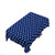 AOYEGO Spotted Table Cloths Rectangle Circle Geometric Round Dot Polka Regular Repeat Modern Retro Tablecloths Decoration 52x70 Inch Polyester for Outdoor Indoor Home Party Picnic Blue White