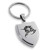Tioneer Stainless Steel Tribal Unicorn Shield Keychain Keyring