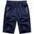 GEEK LIGHTING Mens Shorts Casual Comfortable Workout Shorts Drawstring Zipper Pockets Elastic Waist