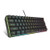 Wired Gaming Keyboard, Mini 60 percent Compact Keyboard, RGB Backlit Keyboard with 61 Keys, Small Portable Gaming Office Keyboard, USB Keyboard for PC/Mac Game -Black-