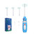 Kids Electric Toothbrushes, Sonic Toddler Toothbrush,Timer Toothbrush Kids, Silicone Triple Bristles Electric Toothbrush for Kids, 3 Brush Heads?U31?