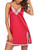 Ekouaer Women Lace Lingerie Sleepwear Sexy Chemises V-Neck Full Slip Babydoll Nightgown Dress-Red,Medium- Ekouaer Women Lace Lingerie Sleepwear Sexy Chemises V-Neck Full Slip Babydoll Nightgown Dress-Red,Medium-