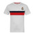Real Madrid FC Official Gift Mens Poly Kit T-Shirt White Red Stripe Large Real Madrid FC Official Gift Mens Poly Kit T-Shirt White Red Stripe Large