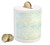 Ambesonne Pastel Piggy Bank, Blue Pastel Gradient Abstract Swirl Hand-Drawn Spirals in Random Alignment, Printed Ceramic Coin Bank Money Box for Cash Saving, Pale Blue Pale Green