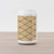 Lunarable Office Cola Can Shape Piggy Bank, Classical Business Theme Checked Pattern Colorful Squares Lines Dots Art, Ceramic Cola Shaped Coin Box Money Bank for Cash Saving, Amber Red Dark Blue