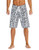unitop Men's Board Shorts Quick Dry Swim Trunks Black and White 40