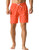 Nonwe Men's Beach Shorts Elastic Waist with Drawstring Quick Dry Swimming Trunks Orange 42
