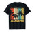 Retro Orange Beach Alabama Palm Trees Vacation T-Shirt