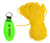 THORIUM Slingshot Launcher Arborist Throw Weight Bag Pouch Set Kit - Bright Green 12oz / 340g Complete with Bonus 150' / 45m Throw Line Rope