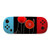 Red Circle Flowers Line Art Corn Storage Glasses Case Creative Game Shell Holder