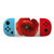 Red Flower Painting Big Corn Storage Glasses Case Creative Game Shell Holder