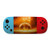 Golden Red Planet Like Flame Burning Pattern Storage Glasses Case Creative Game Shell Holder