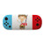 Red Green Scotland Cartoon Storage Glasses Case Creative Game Shell Holder