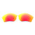 Walleva Replacement Lenses For Smith Optics Approach Max Sunglasses - Multiple Options available -Fire Red Mirror Coated - Polarized-