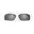 Walleva Replacement Lenses for Oakley Square Wire II -OO4075 Series- - Multiple Options Available -Titanium Mirror Coated - ISARC Polarized-