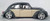 Volkswagen Beetle (Hard-Top) Gray & Beige - Welly - 1/24 Scale Diecast Metal Model Toy Car