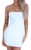 Kearia Women Sexy Tube Bandeau Mini Dress Strapless Slim Fit Bodycon Bandage Party Ruched Dresses White XSmall Kearia Women Sexy Tube Bandeau Mini Dress Strapless Slim Fit Bodycon Bandage Party Ruched Dresses White XSmall