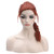 BERON Dark Orange Cosplay Wig Long Braid Hair Wigs for Halloween Party Cosplay Wig with Wig Cap