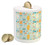 Ambesonne Hawaii Piggy Bank, Repetitive Summer Items with Pattern Surfboard Ice Cream Bikini Ananas, Printed Ceramic Coin Bank Money Box for Cash Saving, Pale Blue and Multicolor