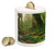 Ambesonne Landscape Piggy Bank, Rainforest Trees and Fresh Grass in Nepal Jungle Wildlife Nature Tropical Photo, Printed Ceramic Coin Bank Money Box for Cash Saving, Green Brown