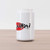 Ambesonne Japanese Cola Can Shape Piggy Bank, Samurai Lettering Over Sun Emperor Man Power Superior Force Theme, Ceramic Cola Shaped Coin Box Money Bank for Cash Saving, Red Black