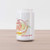 Ambesonne Colorful Cola Can Shape Piggy Bank, Round Sketchy Wheel with Watercolor Splashes and Brushstrokes Ground Image, Ceramic Cola Shaped Coin Box Money Bank, 4.5" X 2.5", Red Yellow