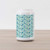 Ambesonne Seahorse Cola Can Shape Piggy Bank, Silhouette Sea Horse Pattern on White Background, Ceramic Cola Shaped Coin Box Money Bank for Cash Saving, Pale Sea Green Blue and Seafoam