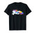 Unicorn Kitty Rainbow T-Shirt - Flying Unicat Caticorn