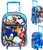 Sonic The Hedgehog 16" Large Rolling School Backpack