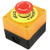 uxcell Red Sign Mushroom Emergency Stop Push Button Switch Station 1 NO 1 NC